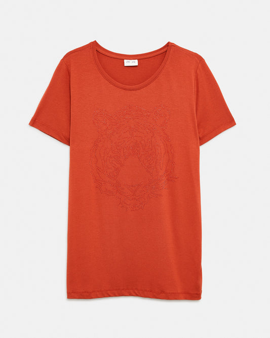 ZE-ZE T-Shirt Rust (18C4581C27) Women