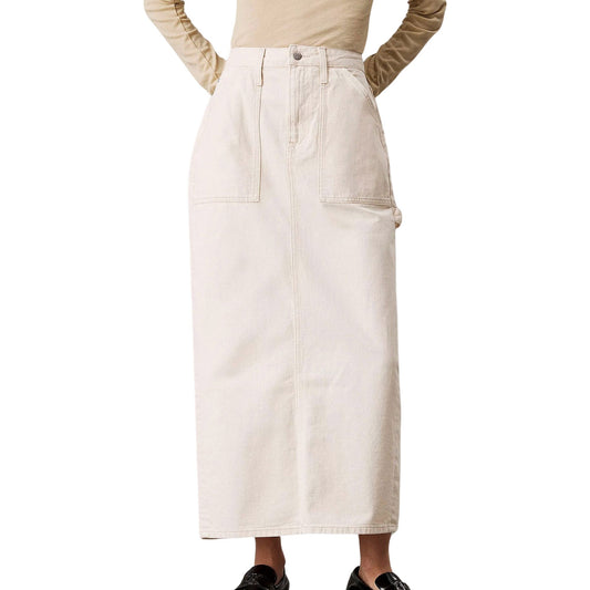 Calvin Klein Cargo Pockets Maxi Skirt Beige (J20J223886-1AA) Women
