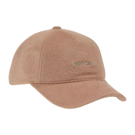 Calvin Klein Metal Lettering Wool Cap Beige (K60K612364-PA6) Women