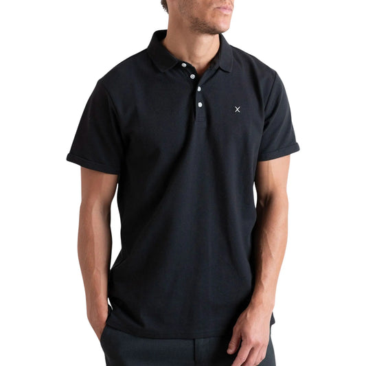 Clean Cut Copenhagen Silkeborg Stretch Polo shirt (CC2059-BLACK) Men