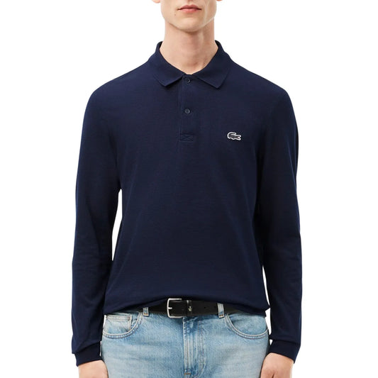 Lacoste Regular Fit Longsleeve Polo Shirt Navy (DH5523-166) Men