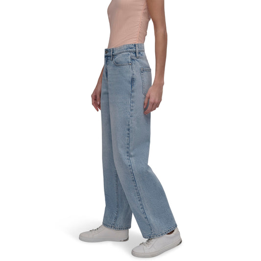 DKNY Mid Rise Relaxed Straight Jeans (DJ5M4062) Women