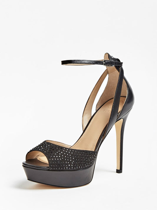 Guess Footwear (FL6LRELEA03-BLKBL) Women