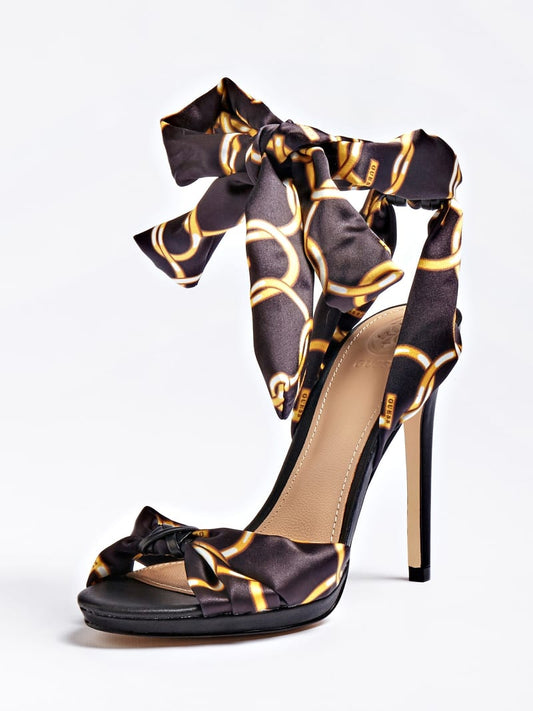 Guess Footwear (FL6TIFSAT03-BLKGO) Women