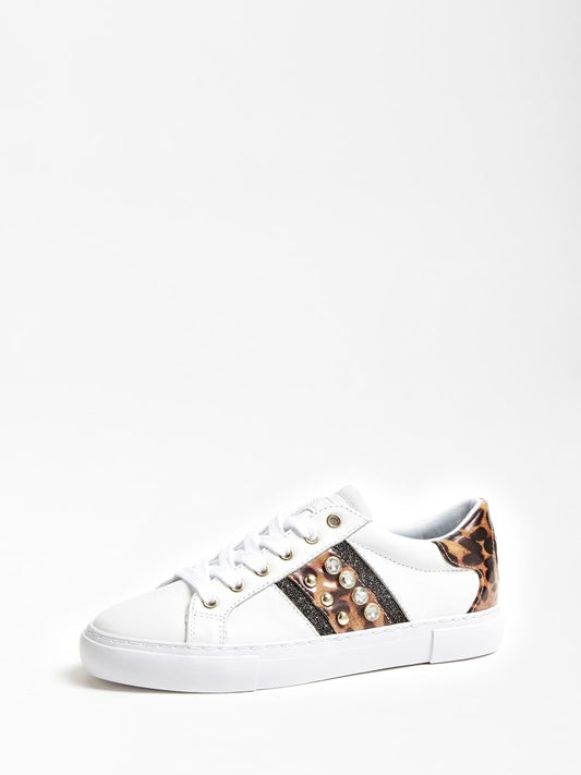 Guess Footwear (FL8GLYLEA12-WHITE) Women