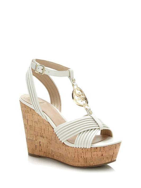Guess Footwear (FLGIL1LEA03-CREAM) Women