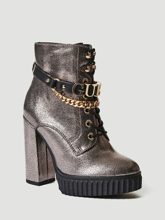 Guess Footwear (FLGIU3LEM10-SILVE) Women