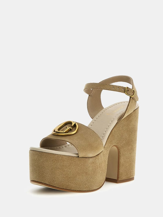 Guess Footwear (FLJCLOSUE04-BEIGE) Women