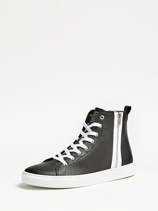 Guess Footwear (FM7LSMELE12-BLKWH) Men