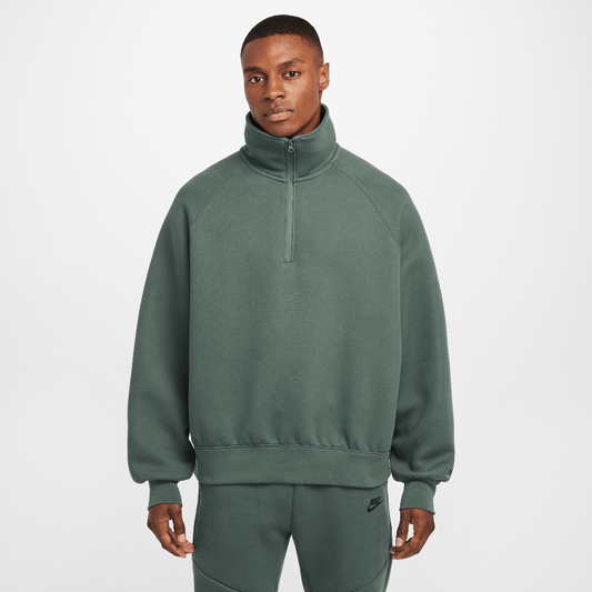 Nike Tech Men's Fleece Half-Zip Top Vintage Green/Vintage Green (FZ7568-338) Men