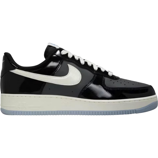 Nike Air Force 1 '07 Black Iron Grey Patent Unisex