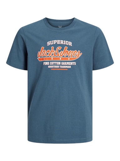 Jack & Jones Plus JJELOGO TEE SS O-NECK 24/25 NOOS PLS Oceanview (12258870-Oceanview) Men
