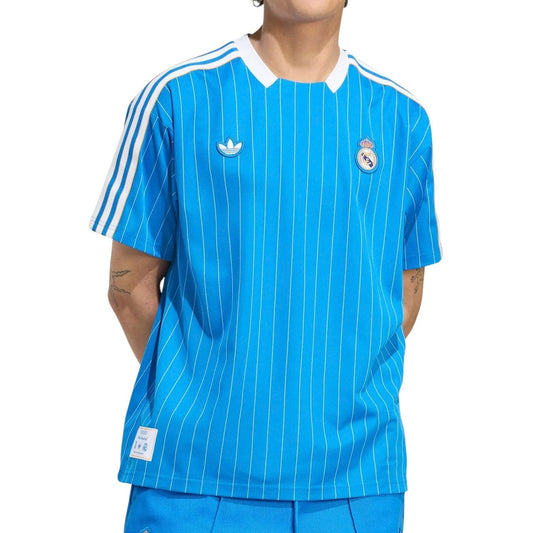 Adidas Real Madrid Terrace Icons Jersey Shirt Senior Blue / White (JN3060-) Unisex