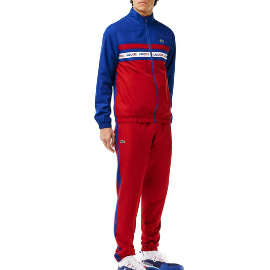 Lacoste Tennis Logo Stripes Tracksuit Red (WH7567-IS4) Men