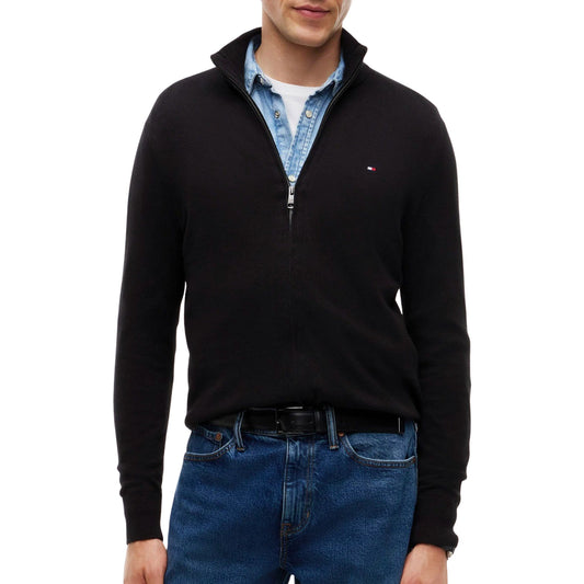 Tommy Hilfiger Half-Zip Sweater Black (MW0MW28050-BDS) Men