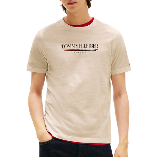 Tommy Hilfiger Brand Love Shirt Beige (MW0MW40324-ACG) Men