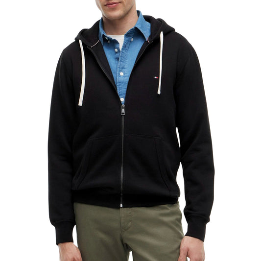 Tommy Hilfiger Essential Fleece Hooded Sweatjacket Black (MW0MW44931-BDS) Men