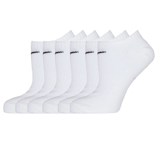 Nike Everyday Lightweight No-Show Socks (6-pack) (SX7679-100) Unisex