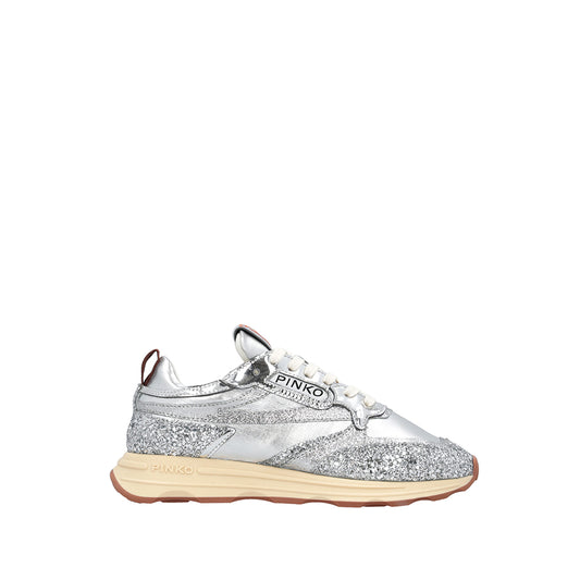ZOE 03 - SNEAKER GLITTER/FABRIC N/MIRROR SILVER Women