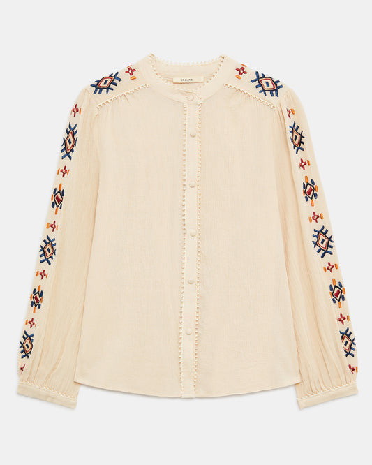 IT HIPPIE Blouse Beige (18S7181C15) Women