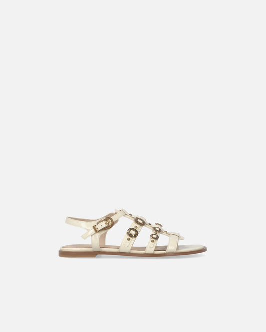 MILLY 07 - SANDAL ABRASIVATED YOGURT Women