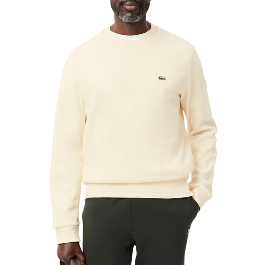 Lacoste Bio Cotton Fleece Crew Sweater Off (SH9608-XFJ) Men