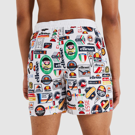 Roulle Swim Short White (SHM14518) Men