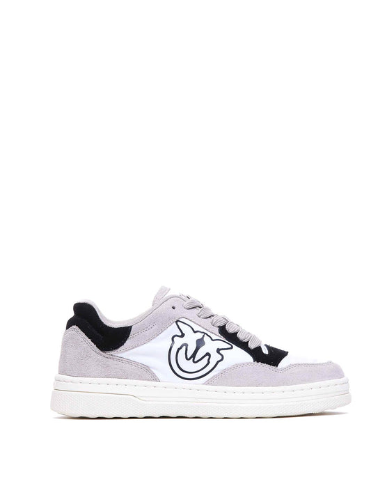 MANDY 10 - SNEAKER COW SUEDE/FABRIC N SAND/BLACK/GREY Women