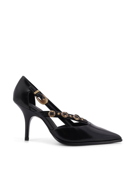 LADY 02 - DECOLLETE ABRASIVATED BLACK Women