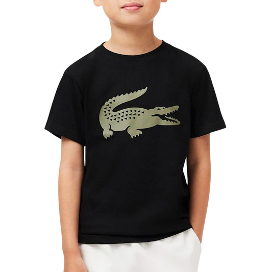Lacoste Sport Tennis Oversized Croc T-shirt JR Black (TJ2910-I6Z) Kids