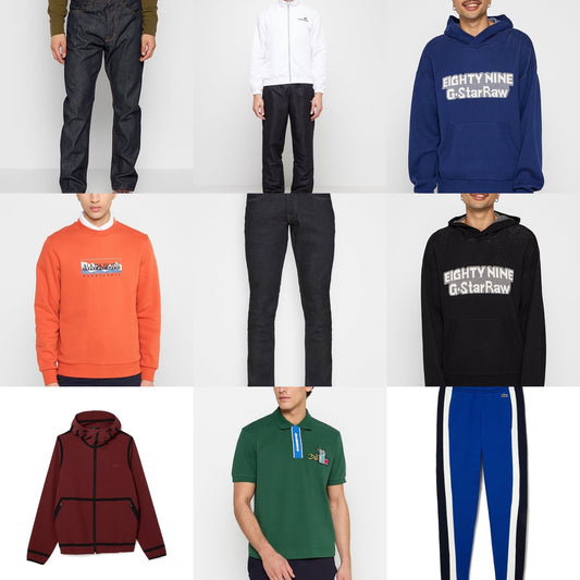 Men Apparel Bundle - G-STAR, Napapijri, Lacoste cover
