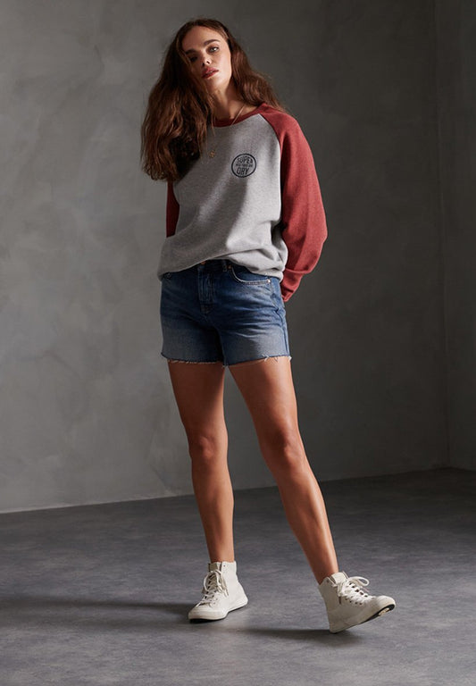 Superdry & Co DENIM MID LENGTH SHORT (SU221S057-F11) Women