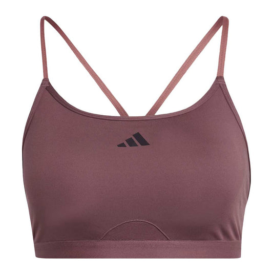 Adidas Bra W YOGA LS B (IA3954-BORDEAUX) Women