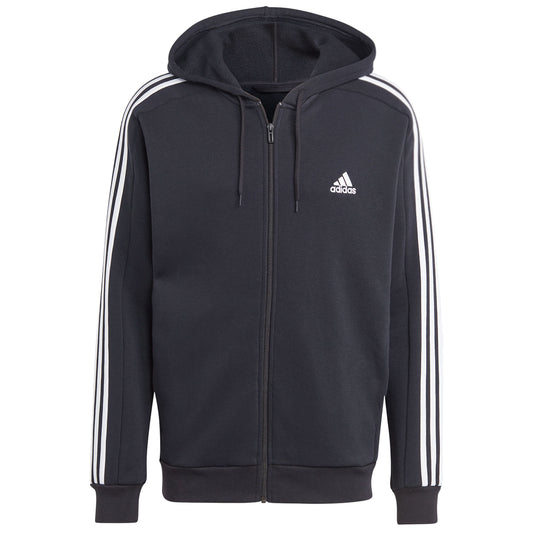 adidas Essentials Fleece 3-Stripes FZ Hoodie IB4029 Men