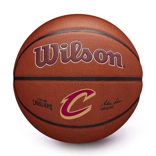 Wilson Ball NBA Team Alliance Cleveland Cavaliers Brown-Gold (WI-WTB3100XBCLE) Unisex