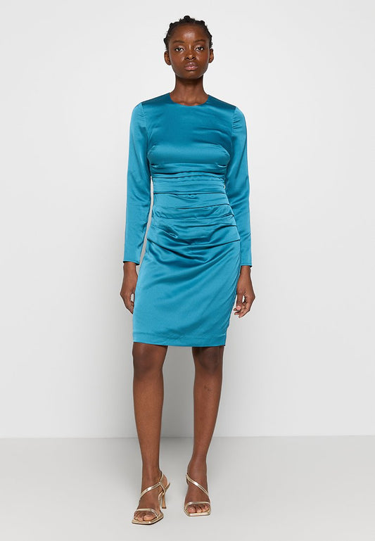 MARCIANO BY GUESS KRYSTAL DRESS SOLID Light blue (ZZO2LTQ11-K00) Women