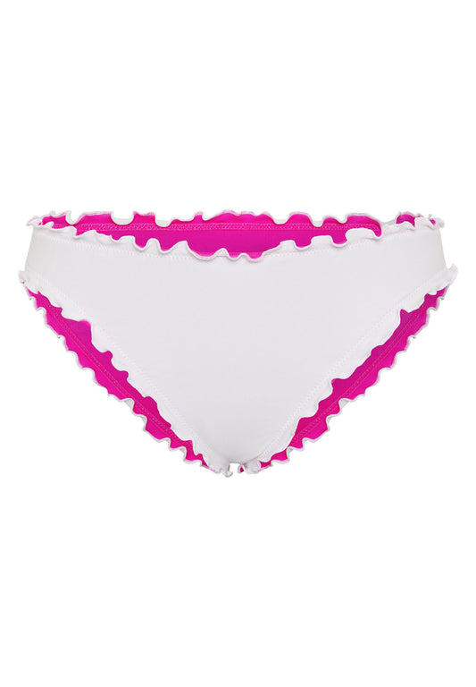 Chiemsee Mix & Match Bikinihose unifarben mit Rüschendetails (C3841I00Q-A11) Women