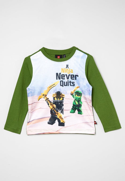LEGO® kidswear LWTANO 127 - T-SHIRT L/S green (ZZO2DNV33-M00) Kids