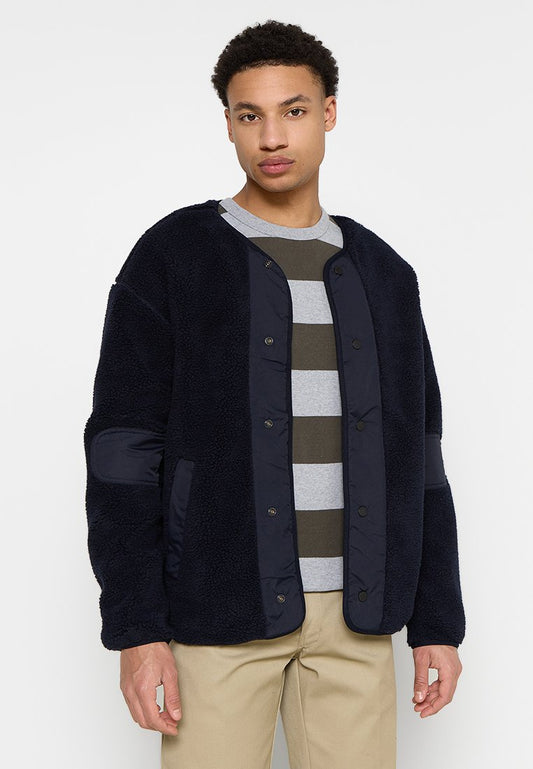 KnowledgeCotton Apparel Teddy button jacket (ZZO27XP06-K00) Men