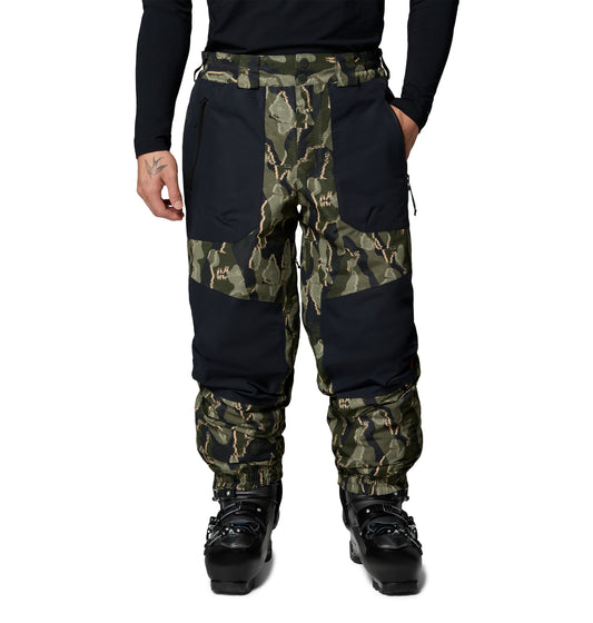 Columbia M Coreshot Printed Pant Greenscape Treebark Print, Black (2145131366) Men