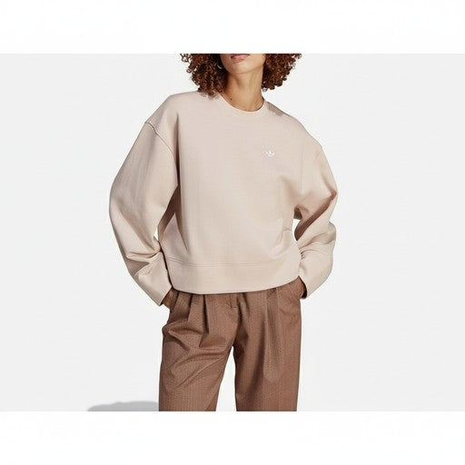 Adidas Essentials Crewneck Sweatshirt Beige, Women