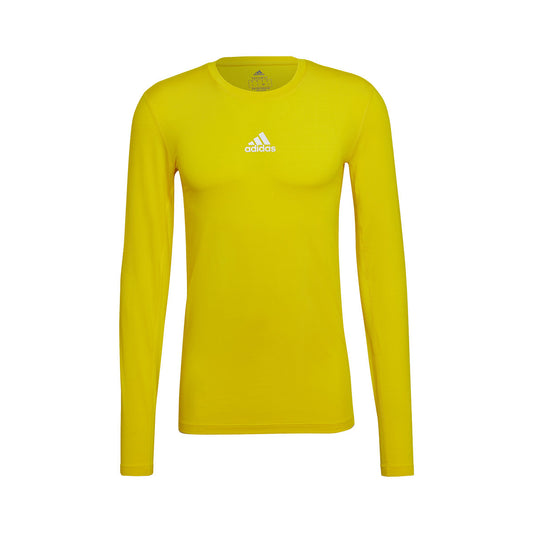 adidas T-Shirt Techfit Top Long Sleeve Yellow (HI5783) Unisex