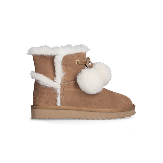 JIL 05 - ANKLE BOOT COW SUEDE COGNA Women