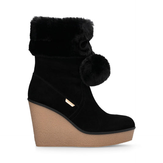 RANIA 01 - ANKLE BOOT COW SUEDE/FUR Women