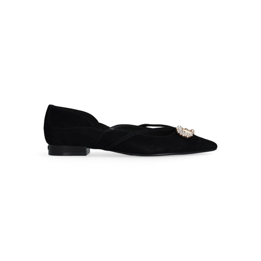 VIVIEN 03 - BALLERINA KID SUEDE BLA Women