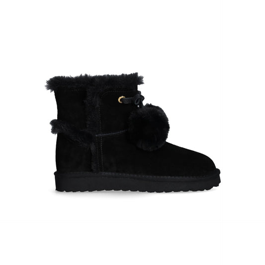 JIL 05 - ANKLE BOOT COW SUEDE BLACK Women