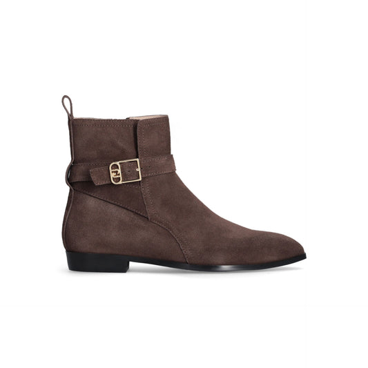 LIZ 01 - ANKLE BOOT COW SUEDE CHOCO Women