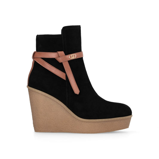 RANIA 04 - ANKLE BOOT COW SUEDE/CAL Women