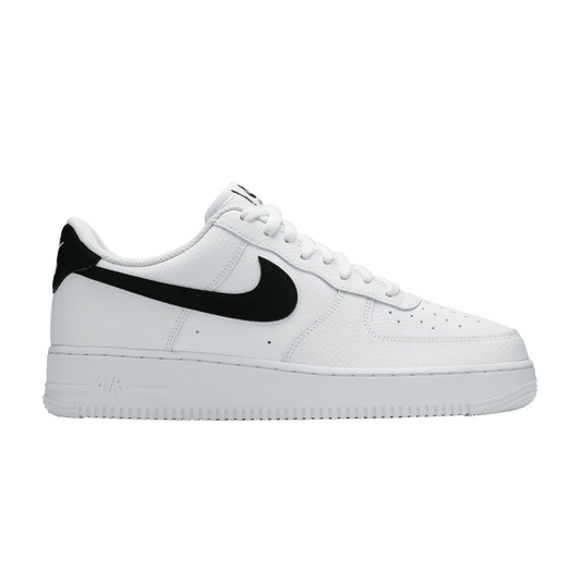 Nike Air Force 1 Low '07 White Black Pebbled Leather (CT2302-100) Unisex