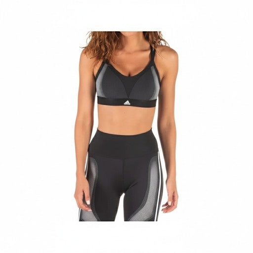 Adidas Mesh Panel Sports Bra Black, Women